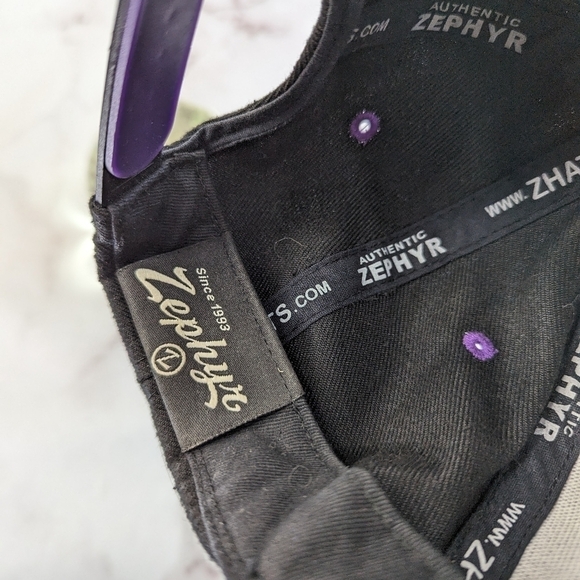 Washington Huskies Hat UW Black Gray Snapback University Dub Zephyr Rare - Picture 6 of 9